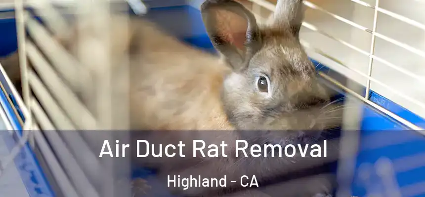 Air Duct Rat Removal Highland - CA